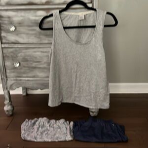 Lucky Brand 3 Piece Pajama Short Set Size M